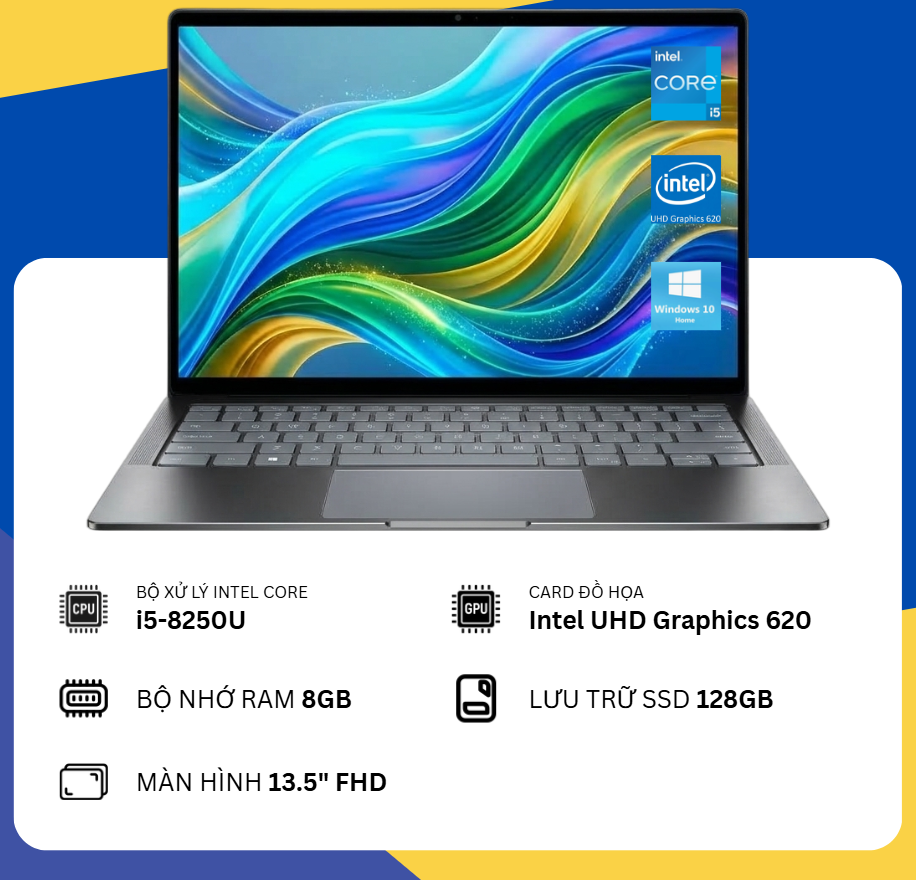 Surface laptop 2 (i5-8250U/8GB RAM/SSD 128GB/13.5" FHD Touch)