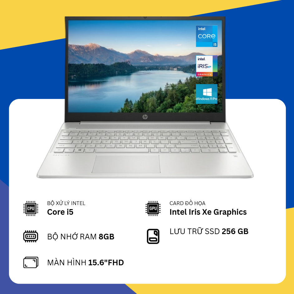 HP Pavilion 15-eg0xxx (i5-1135G7/8G RAM/256GB SSD/15.6" FHD)