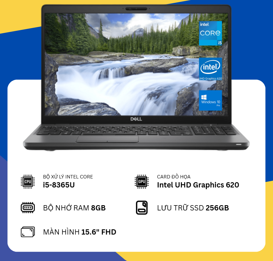 Dell Latitude 5500 (i5-8365U/8GB RAM/SSD 256GB/15.6" FHD)