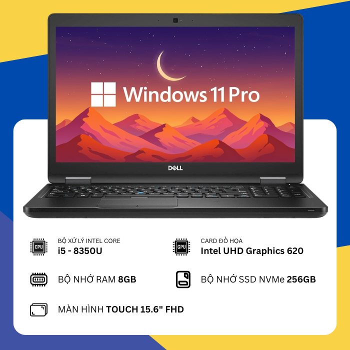 Dell Latitude 5590 (i5-8350U/8GB RAM/SSD 256GB/15.6" FHD + Touch)