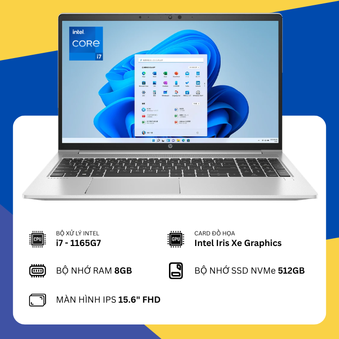 HP ProBook 650 G8 (i7-1165G7/8GB RAM/SSD 512GB NVMe/15.6" FHD)