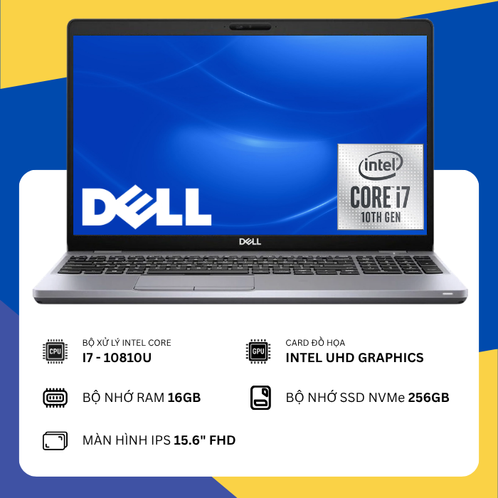 Dell Latitude 5510 (i7-10810U/16GB RAM/SSD 256GB/15.6" FHD)