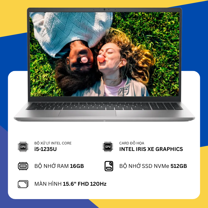 Dell Inspiron 3520 (i5-1235U/16GB RAM/SSD 512GB/15.6" FHD 120Hz)