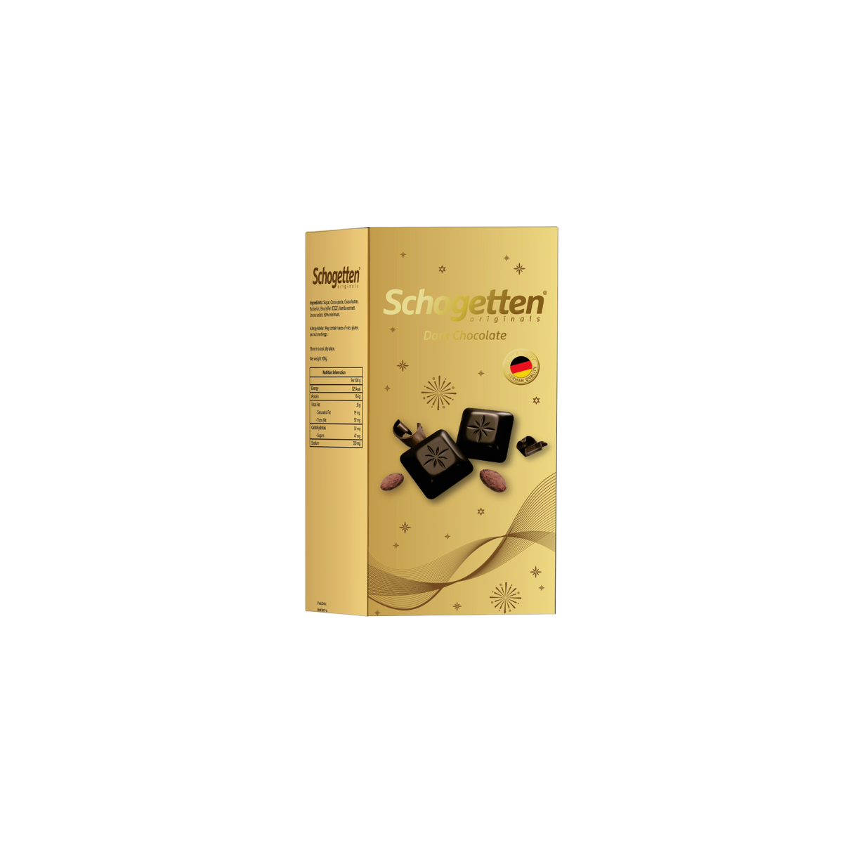 Sôcôla SCHOGETTEN - PHIÊN BẢN HỘP QUÀ TẶNG TIỆN LỢI - Vị Đắng - hộp gồm các viên rời tiện lợi
