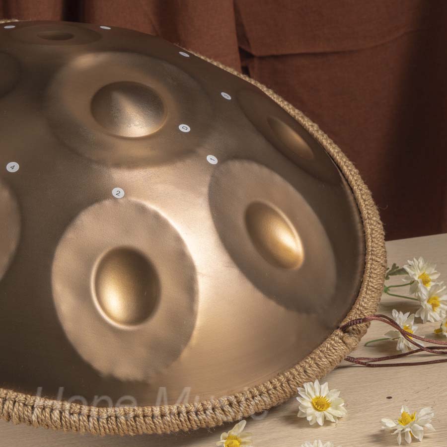 Trống Hang Drum (Hand Pand) 14 Nốt Anca Màu Đồng - Trống Hand Pand 14 Note Màu Đồng