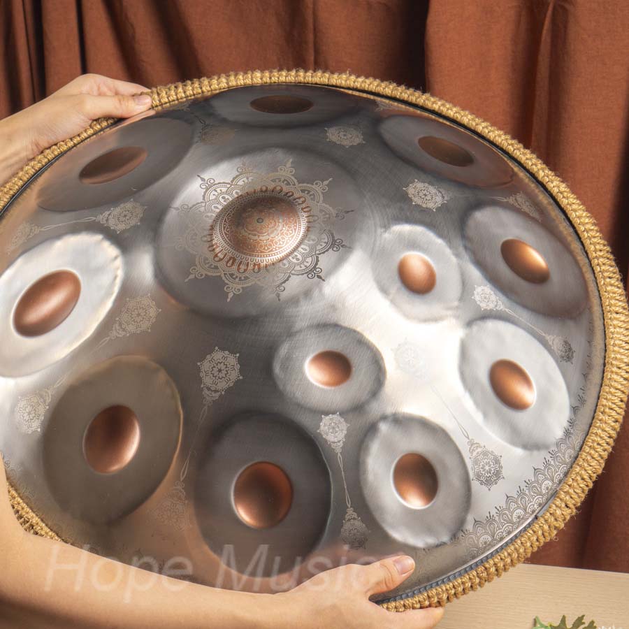 Hang Drum 12 Nốt Màu Bạc