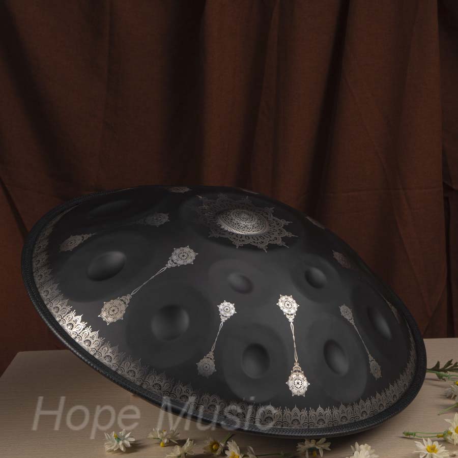 Trống Hang Drum (Hand Pand) 14 Nốt Màu Đen - Trống Hand Pand 14 Note Màu Đen