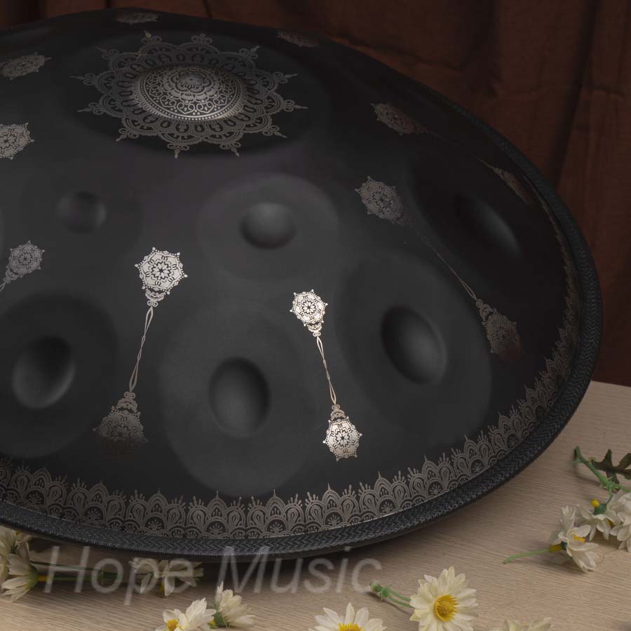 Trống Hang Drum (Hand Pand) 14 Nốt Màu Đen - Trống Hand Pand 14 Note Màu Đen