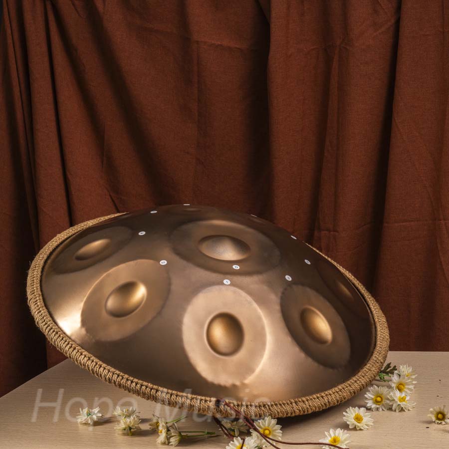 Trống Hang Drum (Hand Pand) 14 Nốt Anca Màu Đồng - Trống Hand Pand 14 Note Màu Đồng