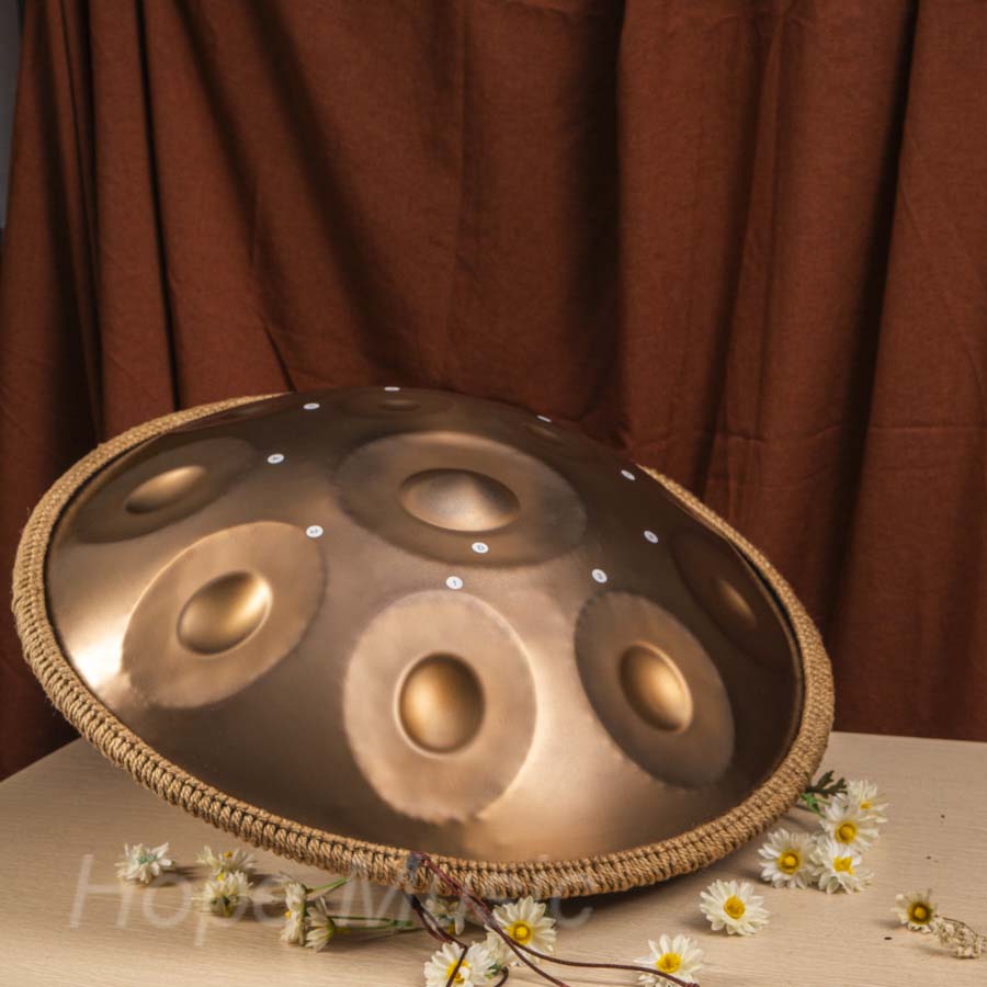 Trống Hang Drum (Hand Pand) 14 Nốt Anca Màu Đồng - Trống Hand Pand 14 Note Màu Đồng