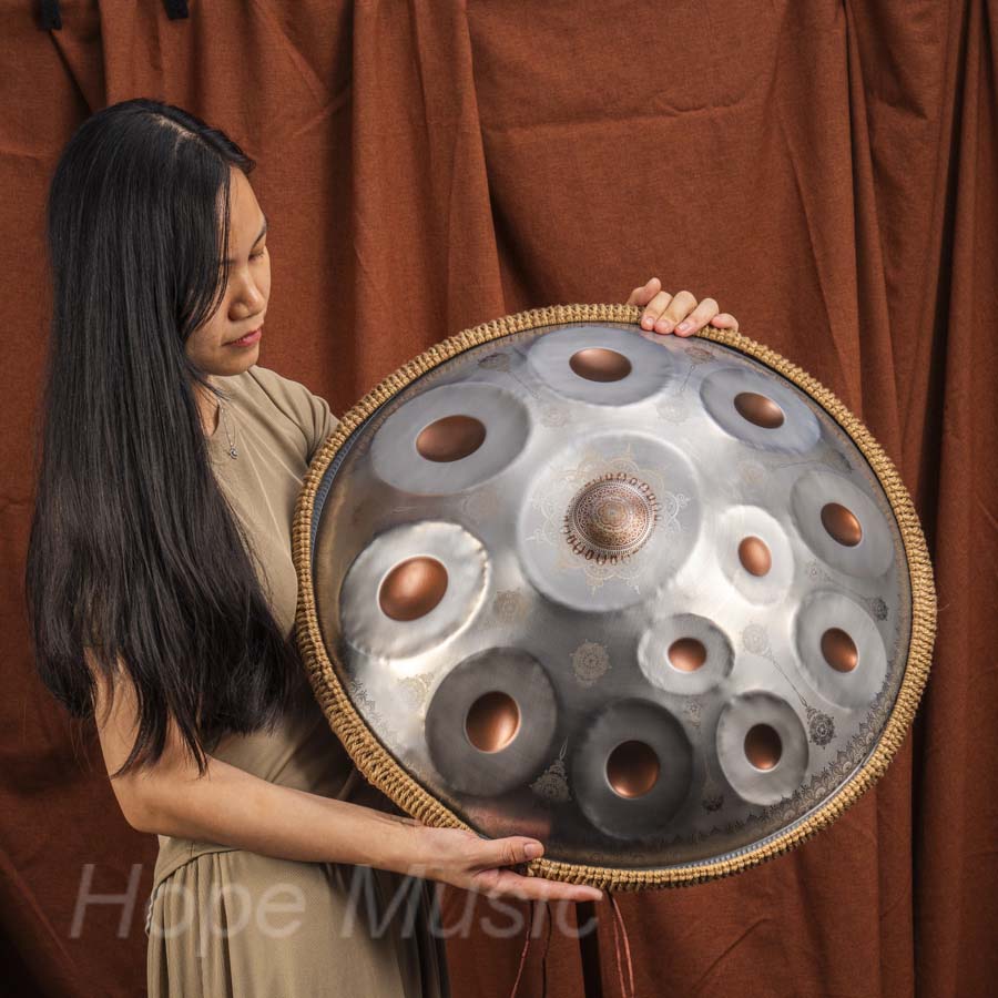 Hang Drum 12 Nốt Màu Bạc