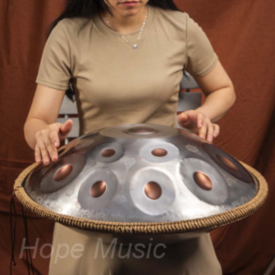 Hang Drum 12 Nốt Màu Bạc