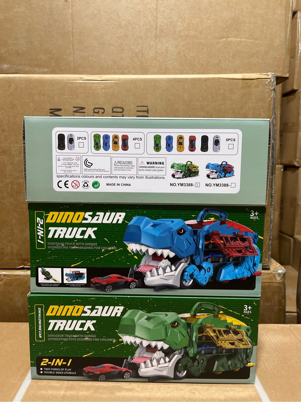 Khủng long chở xe mẫu 6 xe mã YM3388-3