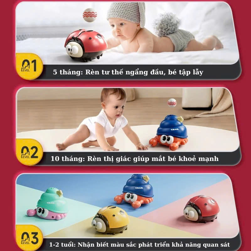 Bọ rùa VÀNG or ĐỎ thổi bóng mã 956