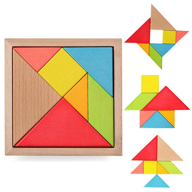 Targram 7 mảnh (ghép gỗ) size 18x18 (150 Bộ/thùng)