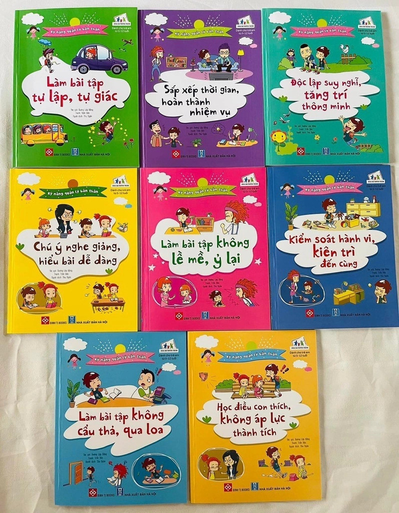 Bộ 8 cuốn kỹ năng quản lý bản thân