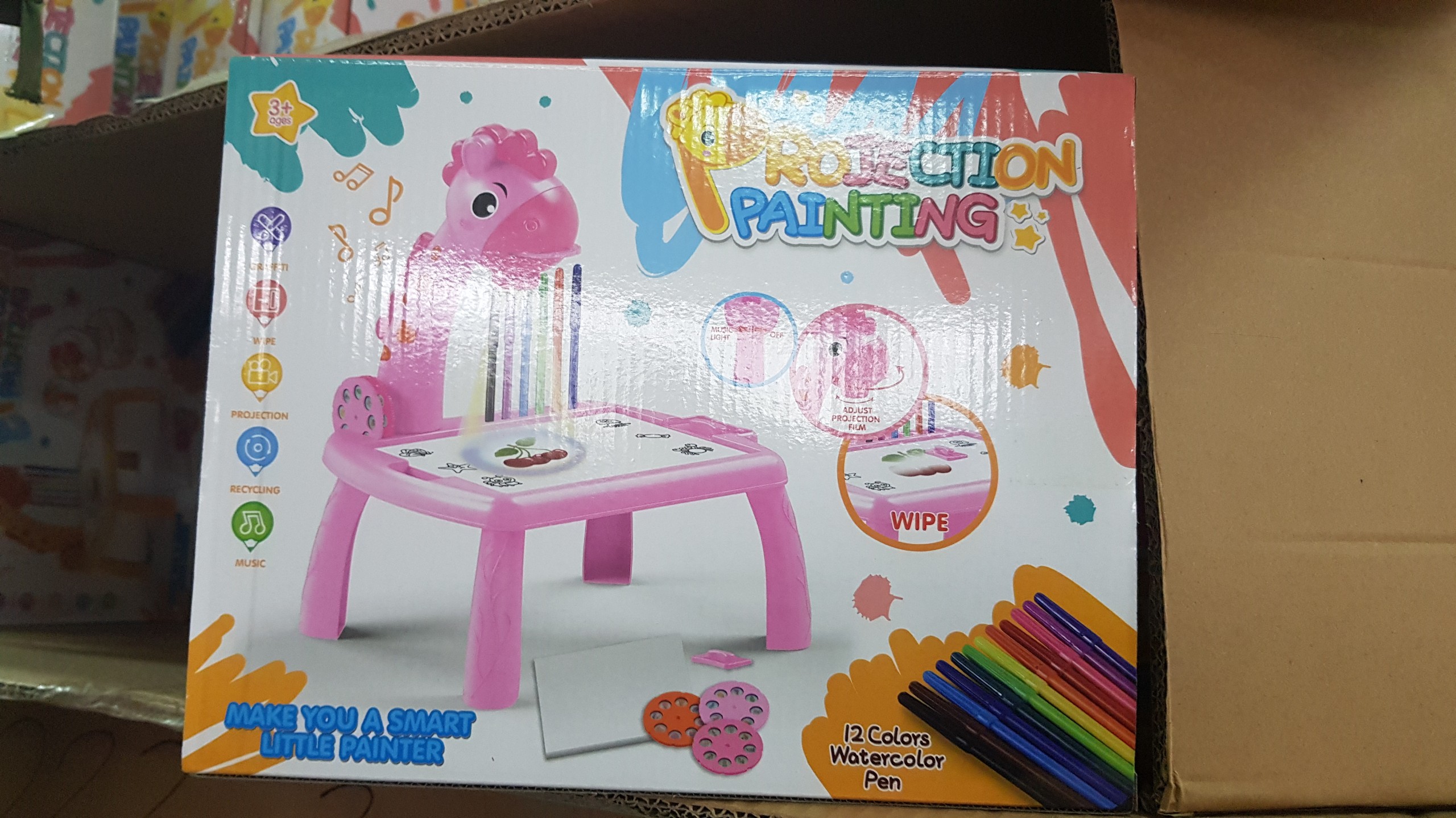 Đèn chiếu hươu mã 222-2 (có nhạc có đèn) (48 Bộ/thùng)
