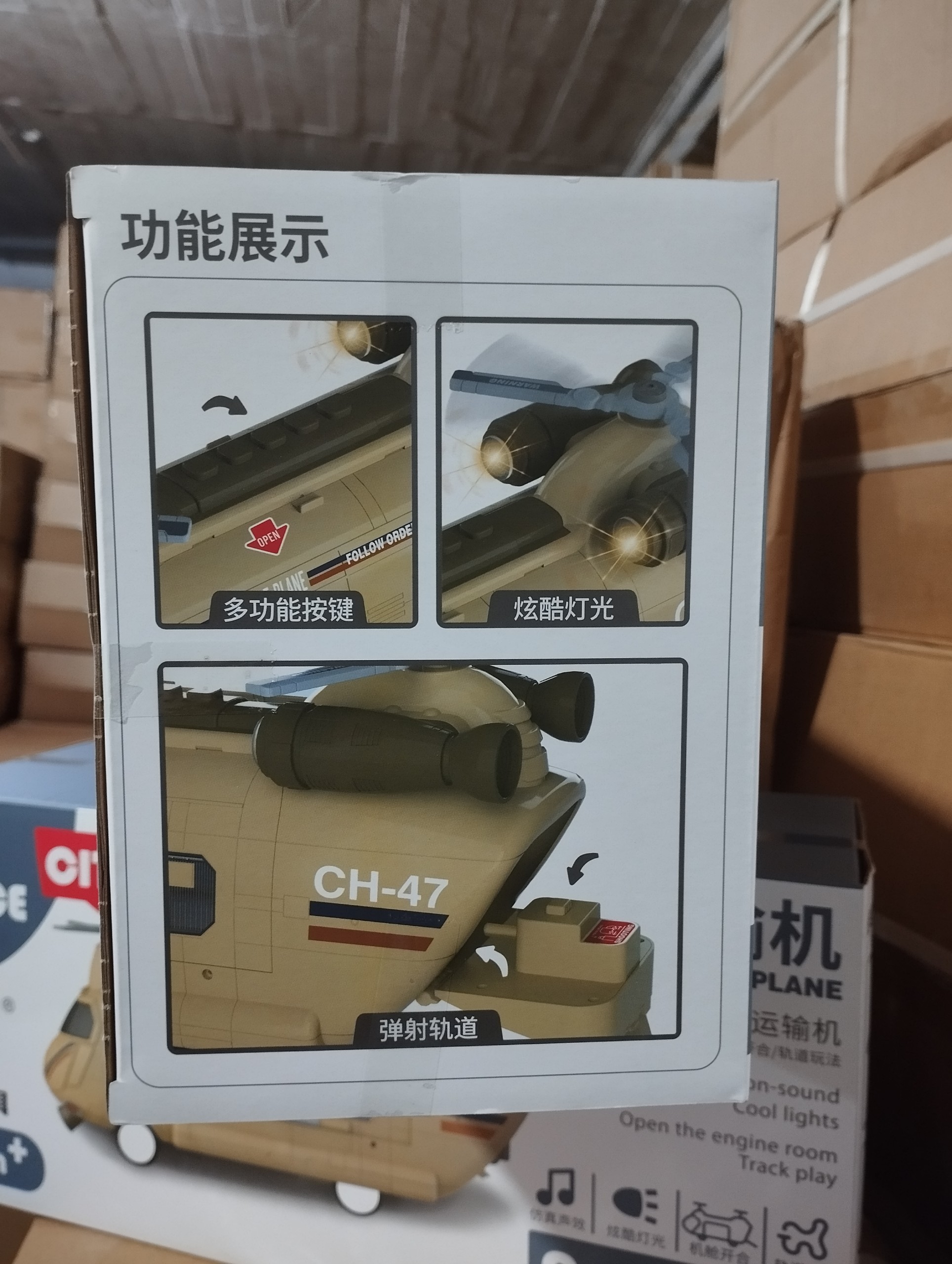 Máy bay vận chuyển biến hình mã LY558-1007 (18 Bộ/thùng)