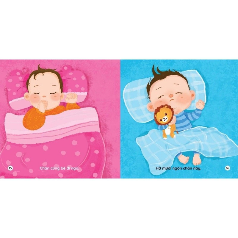 Ehon những điều kỳ diệu về cơ thể bé (0-6t) - Bộ 3 cuốn