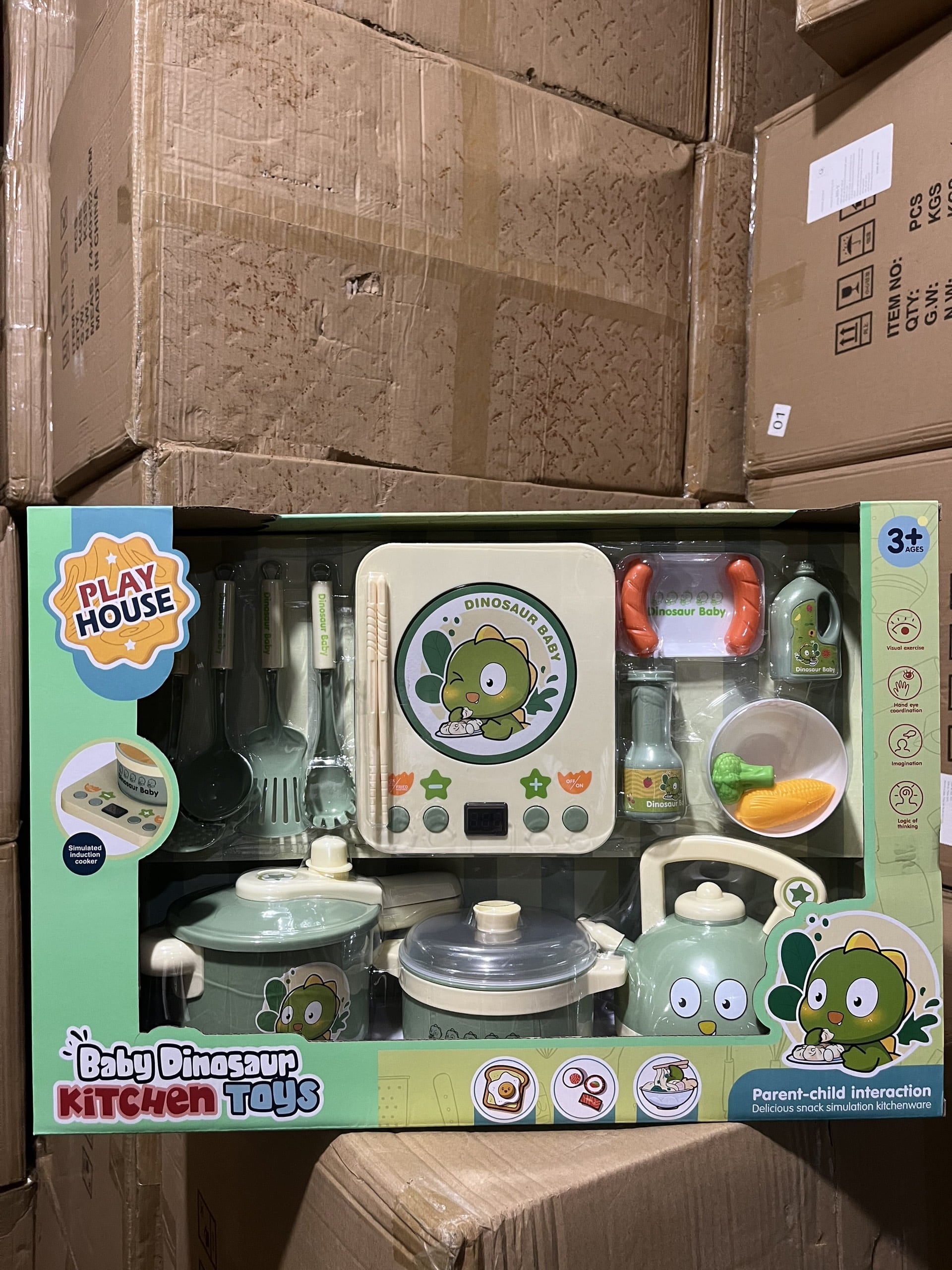 Bộ nấu ăn khủng long mã HY02-1