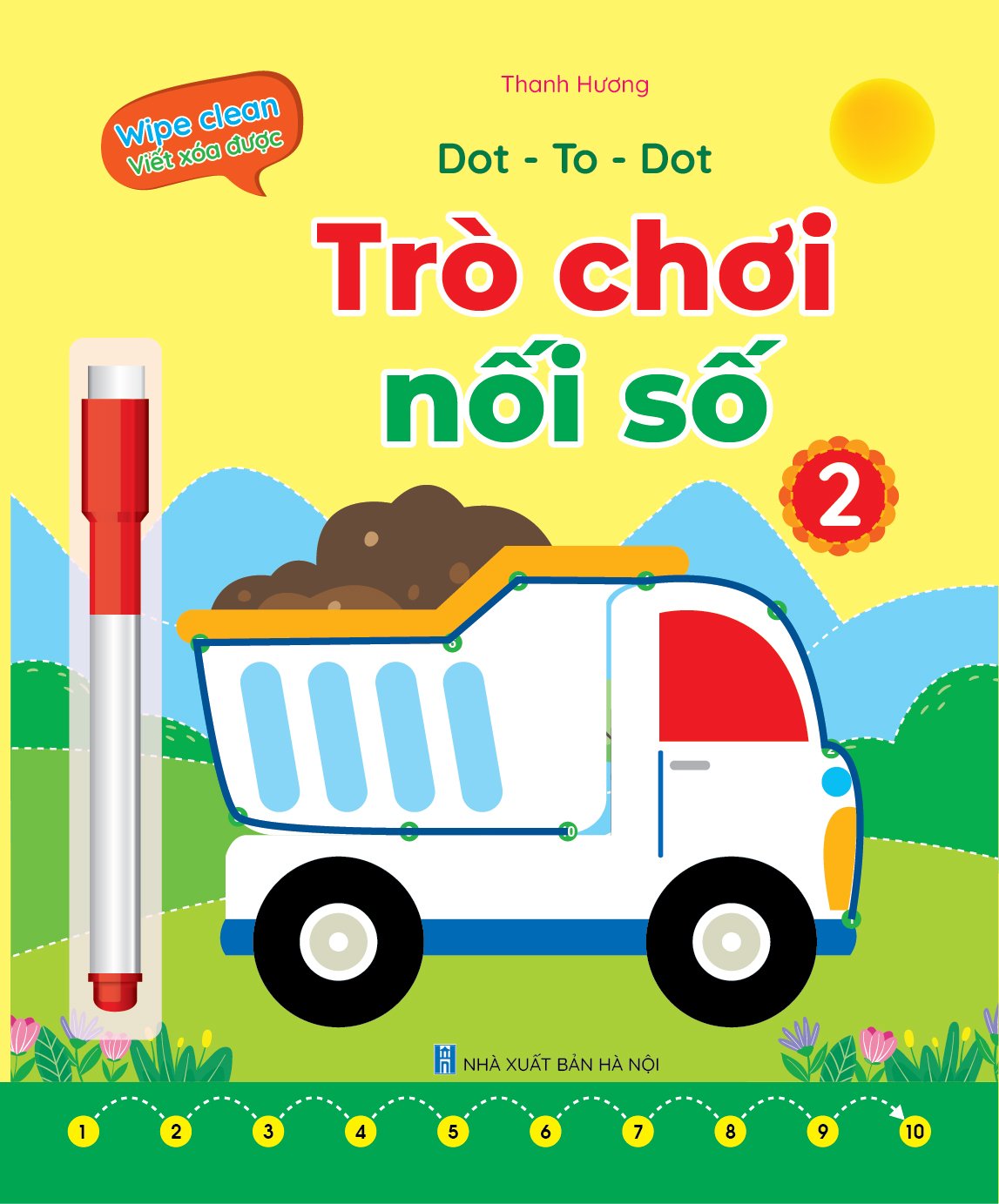 Bộ trò chơi phát triển trí tuệ ( Trò chơi nối số và trò chơi tìm kiếm bộ 4 cuốn tặng kèm 2 bút có đầu xóa)