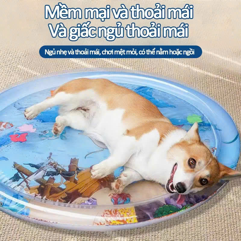 Đệm nước tròn kèm bơm mã TJ100 size 100cm