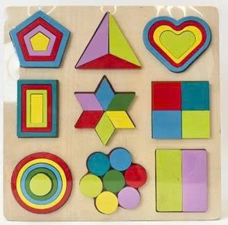 Ghép hình sắc màu mẫu 5 mã 30*30-1 (40 Bộ/thùng)