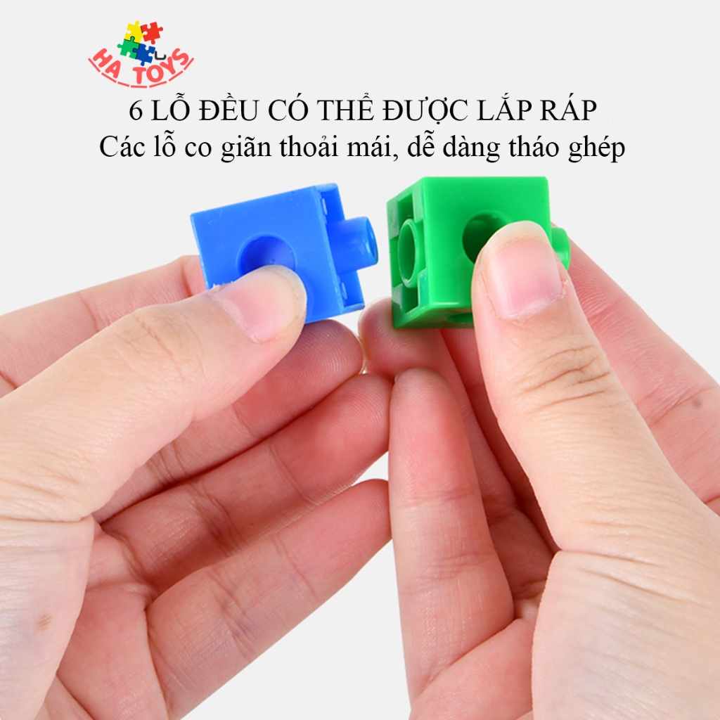 Bộ xếp hình khối rubik mã WD2130J (lắp ráp)