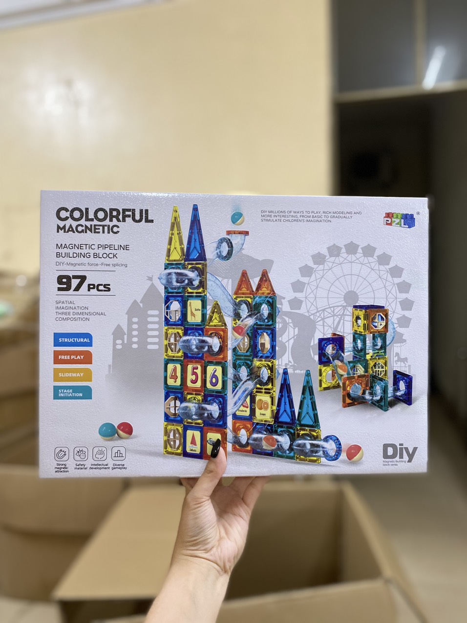 Lego Nam châm kính 97ct mã 9918B