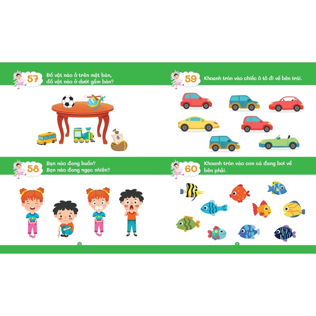 Bộ 4 cuốn 30 ngày phát triển trí tuệ 2-4 tuổi