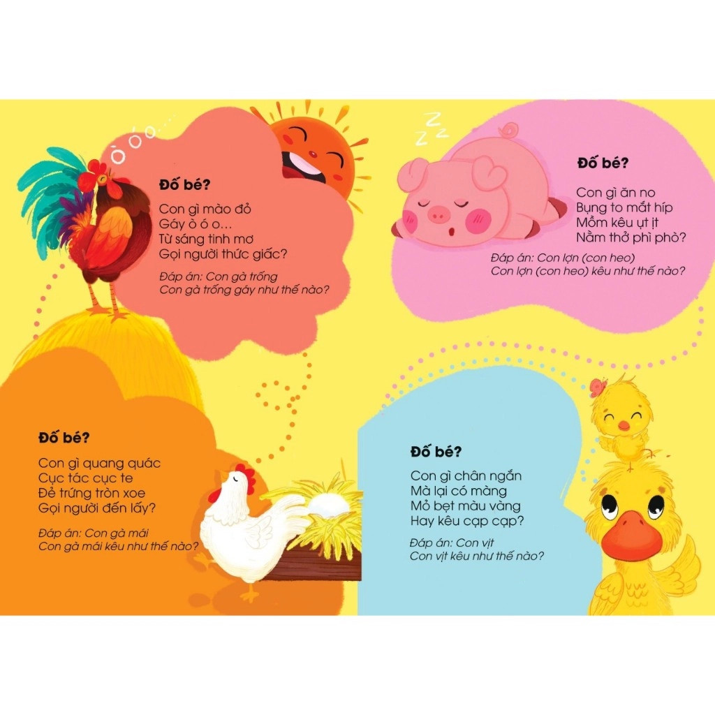 Câu đố phát triển tư duy cho bé (Giúp phát triển IQ và EQ) - Sách bìa cứng