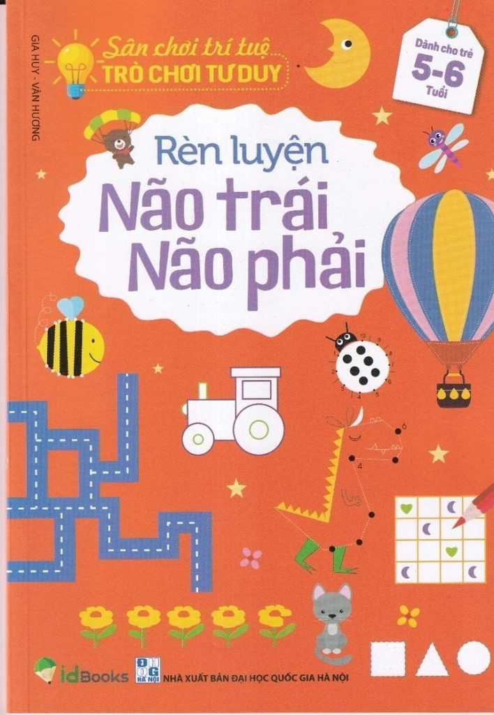 Rèn luyện não trái, não phải cho bé từ 3-6 tuổi ( Bộ 3 cuốn)