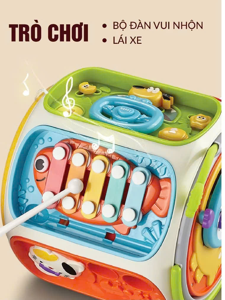 Khối đồ chơi phát nhạc 9in1 mã 6216