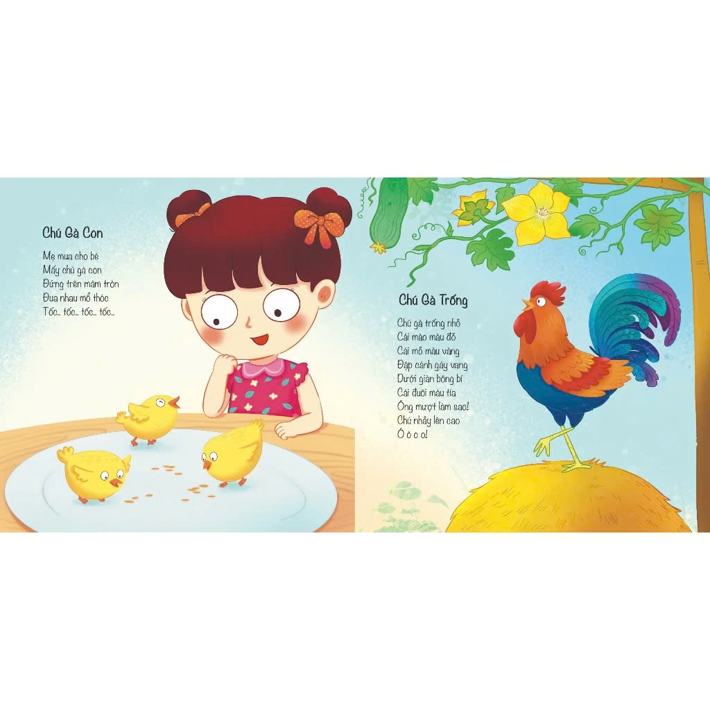 Thơ hay cho bé học nói (Giúp bé phát triển IQ và EQ)