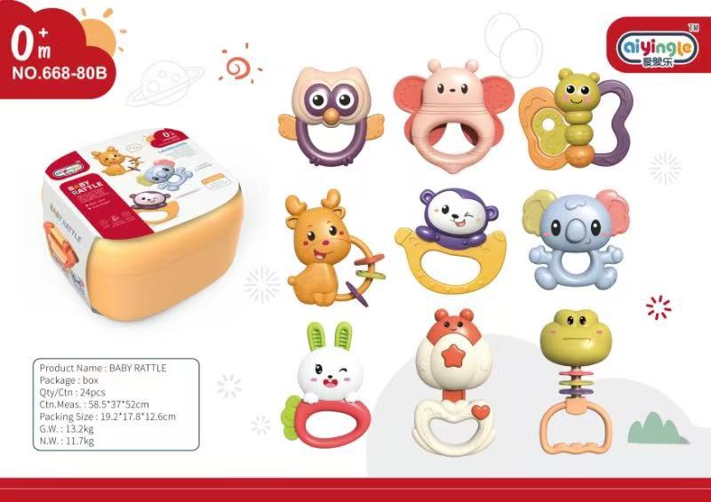 Hộp xúc xắc gặm nướu 9pcs