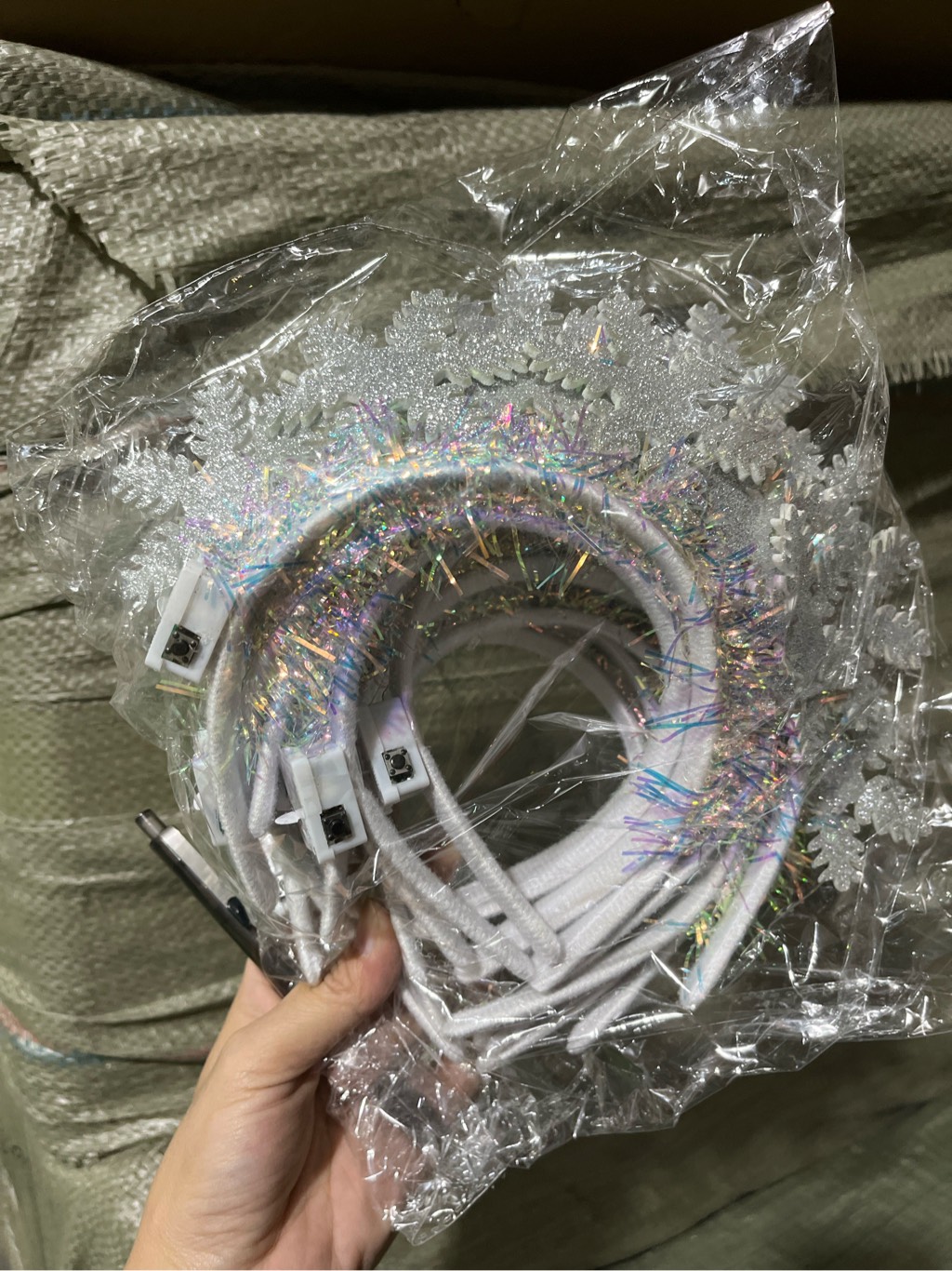 Bờm noel mã 70048 ( Bán 12c/ túi)