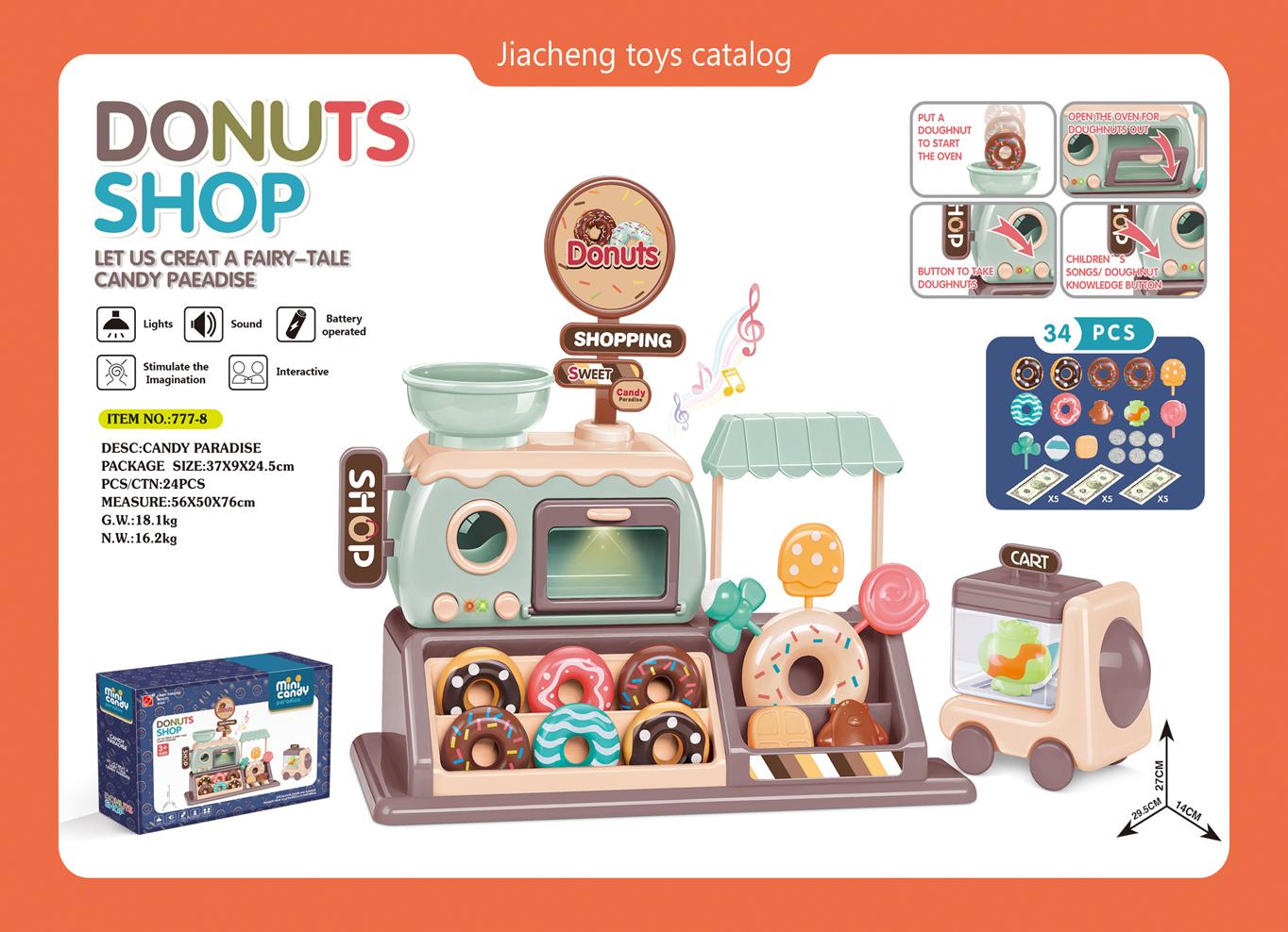 Quầy bánh Donuts mã 777-8