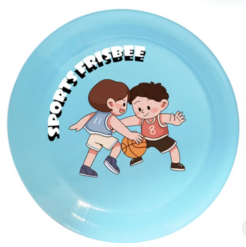 Đĩa bay in UV 24CM-Chơi bóng rổ 8N24-85