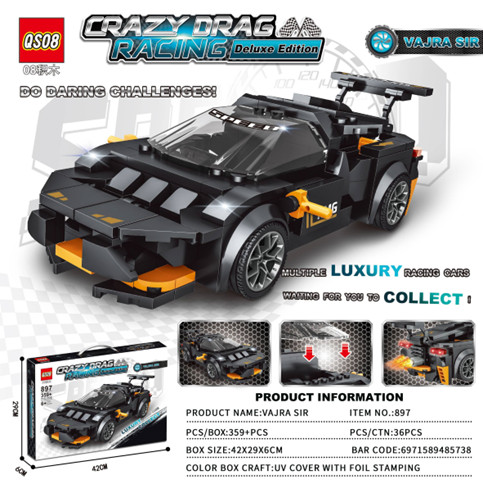(Giá Đã bao gồm VAT) - Bộ xếp hình siêu xe 359pcs mã 897