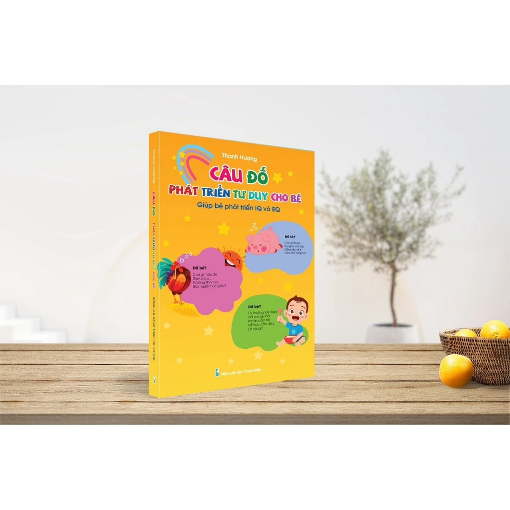 Câu đố phát triển tư duy cho bé (Giúp phát triển IQ và EQ) - Sách bìa cứng