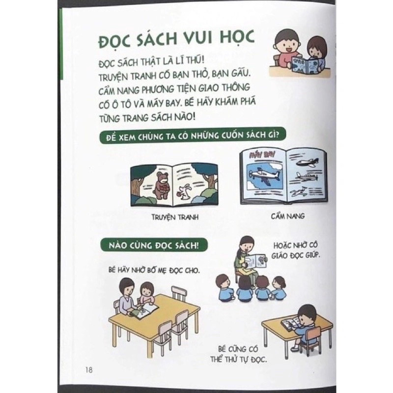 Cẩm nang sinh hoạt bằng tranh cho bé (Bộ 4 cuốn)