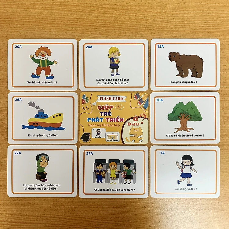 Flash card giúp trẻ phát triển ngôn ngữ và giao tiếp