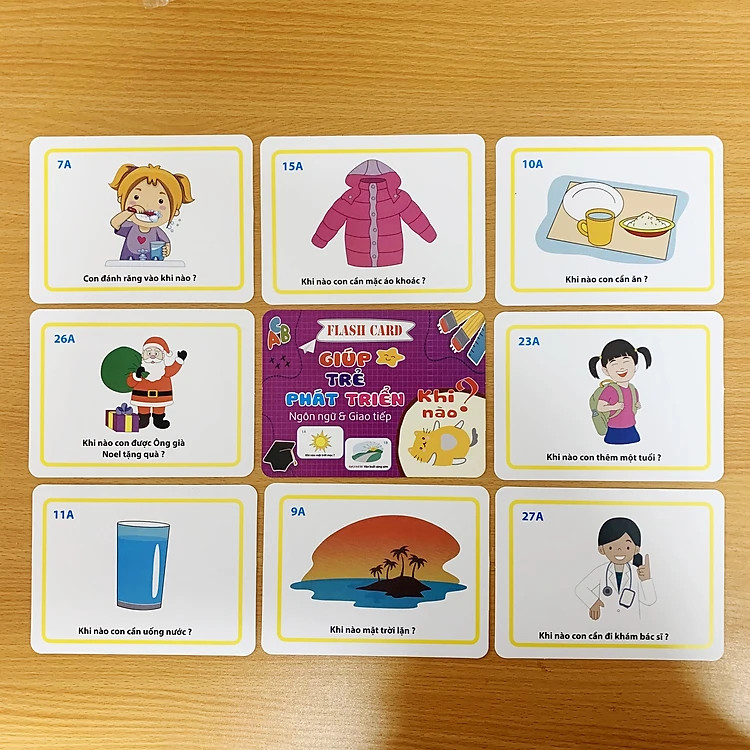 Flash card giúp trẻ phát triển ngôn ngữ và giao tiếp