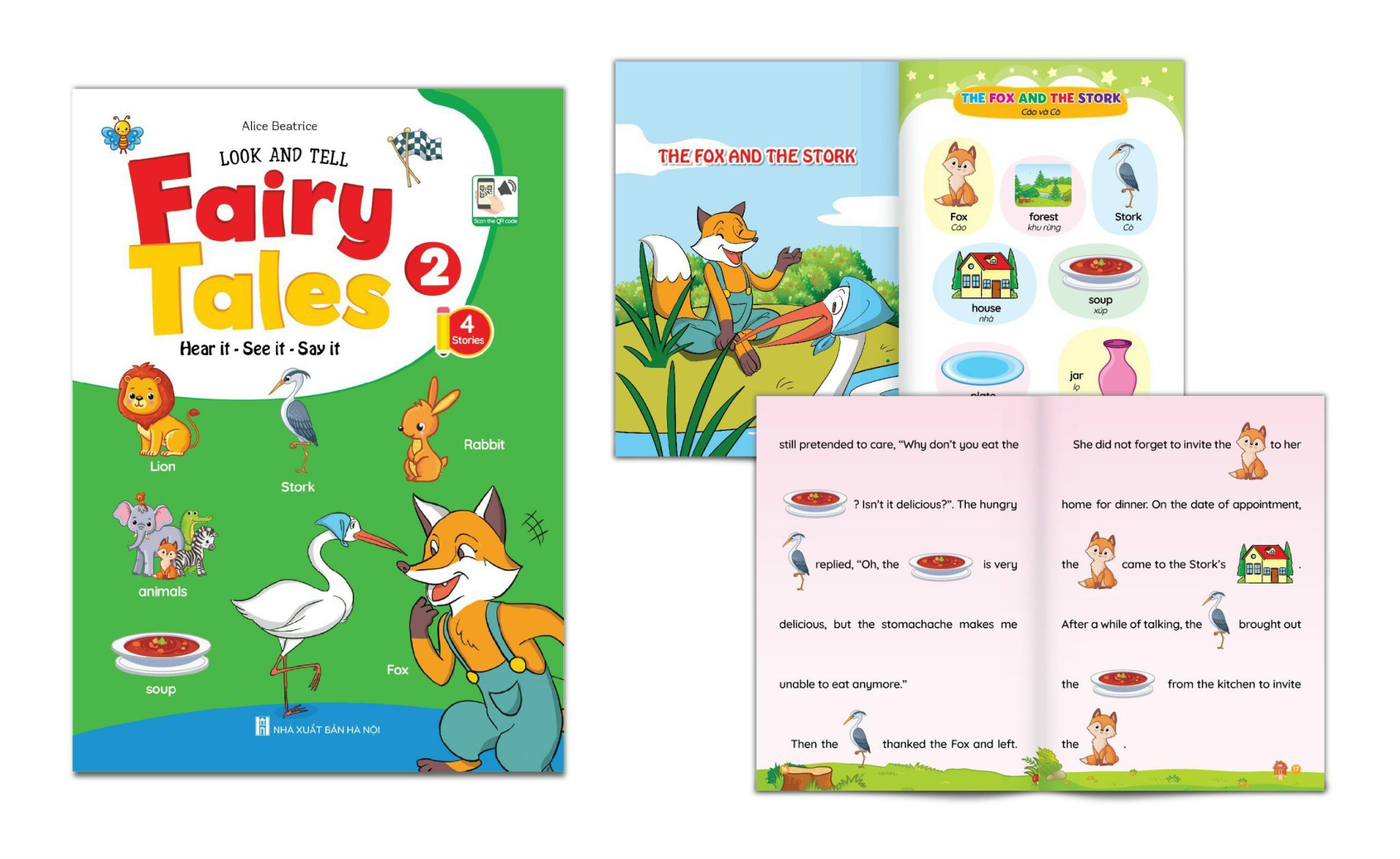 Bộ truyện tranh tư duy hình ảnh tiếng Anh Fairy Tales (Bộ 4 cuốn)