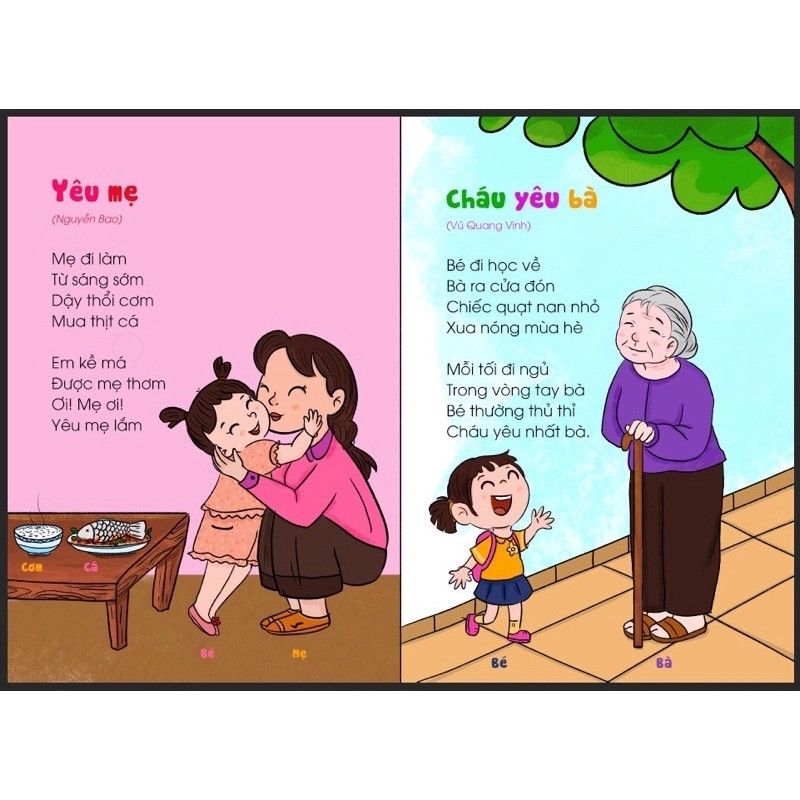 Thơ cho bé học nói (Sách bìa cứng)