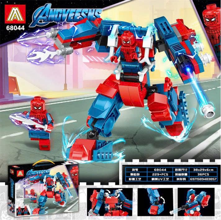 (Giá Đã bao gồm VAT) - Bộ xếp hình Avengers 229pcs mã 68044
