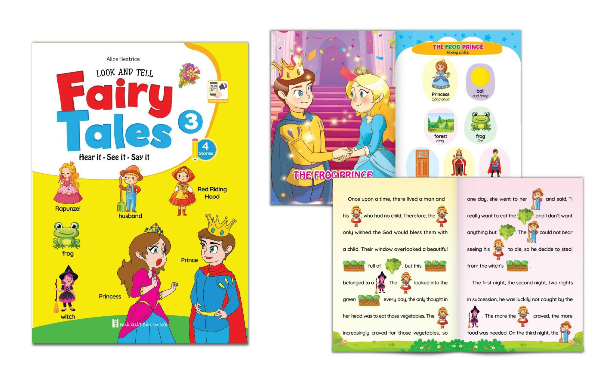 Bộ truyện tranh tư duy hình ảnh tiếng Anh Fairy Tales (Bộ 4 cuốn)