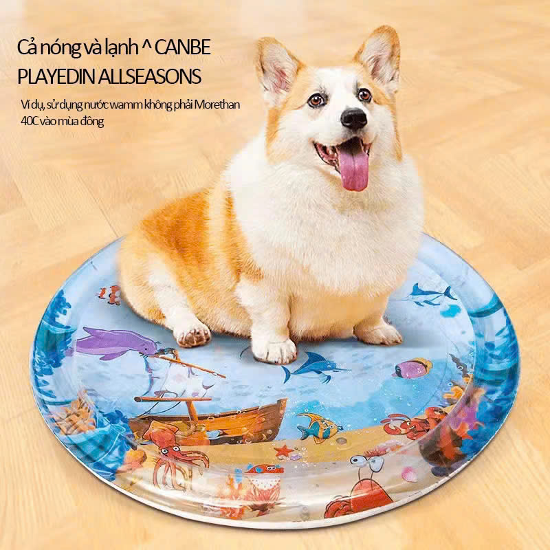 Đệm nước tròn kèm bơm mã TJ100 size 100cm