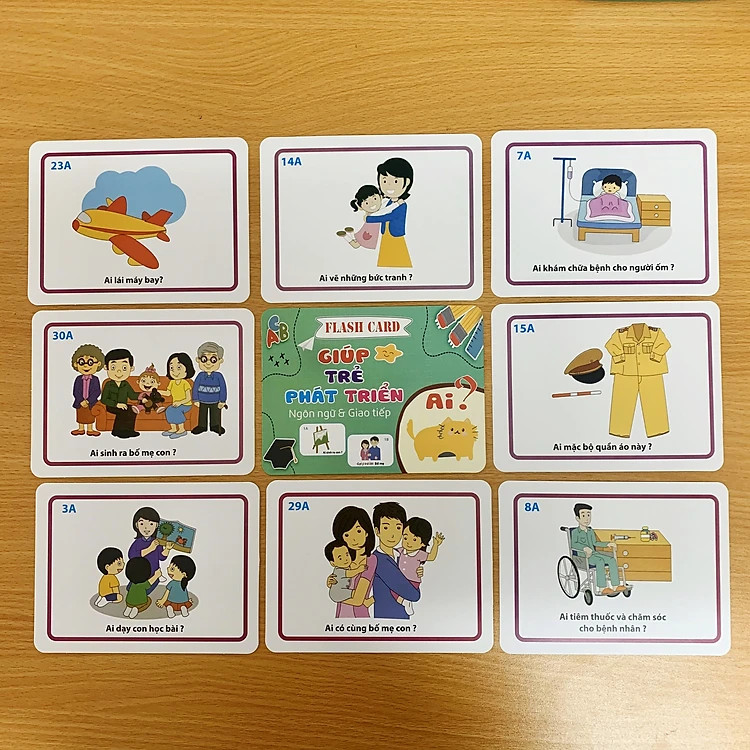 Flash card giúp trẻ phát triển ngôn ngữ và giao tiếp