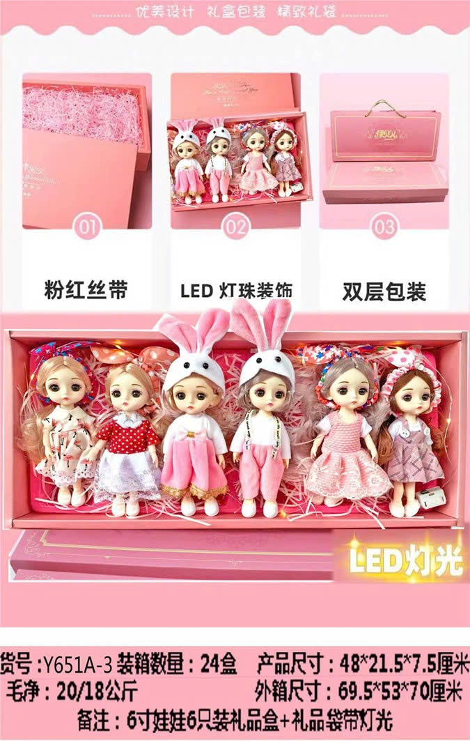 Búp bê baby mã Y651-3 (24 Bộ/thùng)
